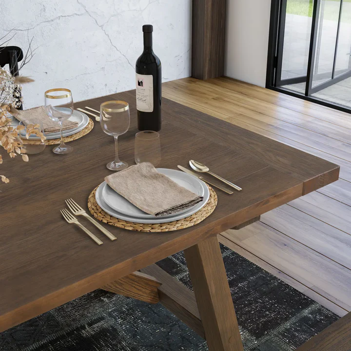 Cascais 72" Table & Bench Dining Set (3-piece) - Image 23