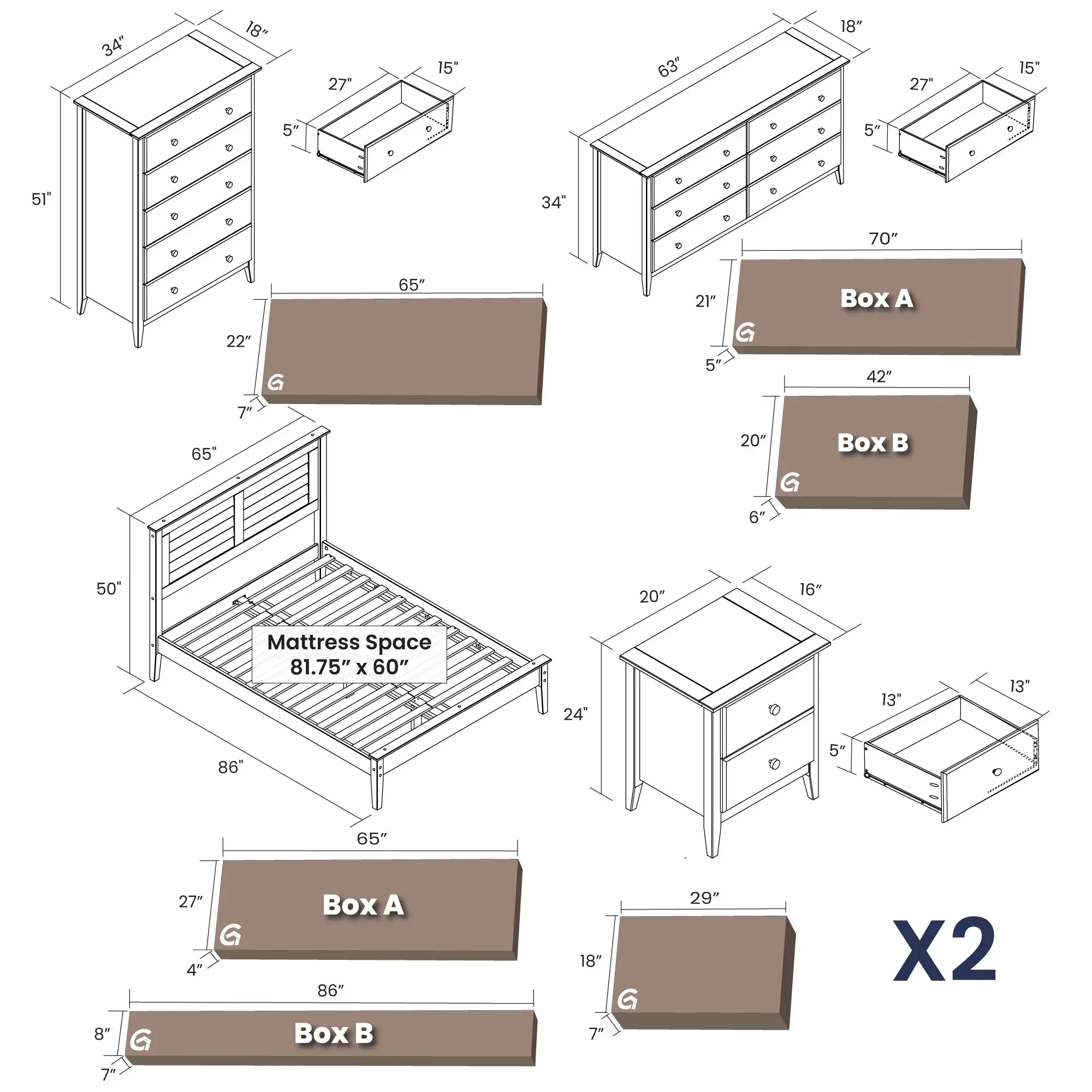 Greenport Bedroom Set (5-piece) - Image 29